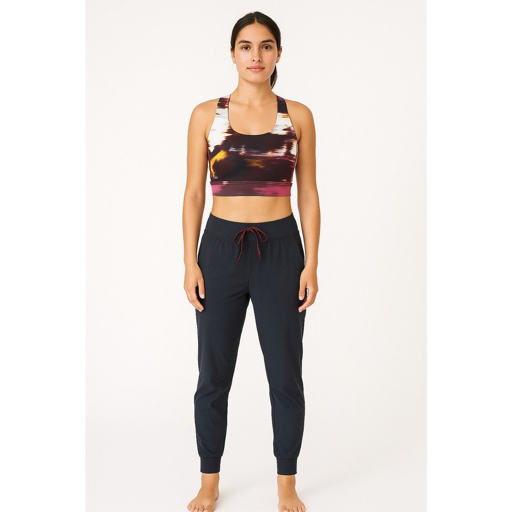 Lululemon All Sport Bra III 2 Berry Rumble Multi Crossback Luxtreme